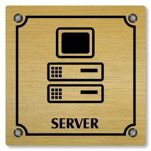 Server, 118x118mm, zlatá, Kansas